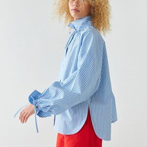 Stella Nova Striped Shirt with Tie Bands